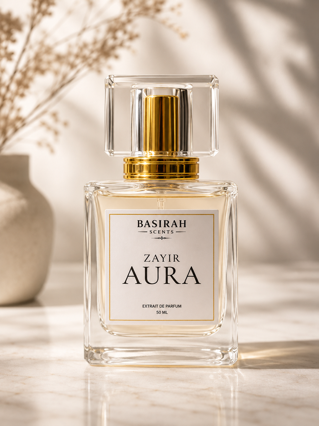 Zayir Aura Extrait de Parfum 50ml men's perfume bottle