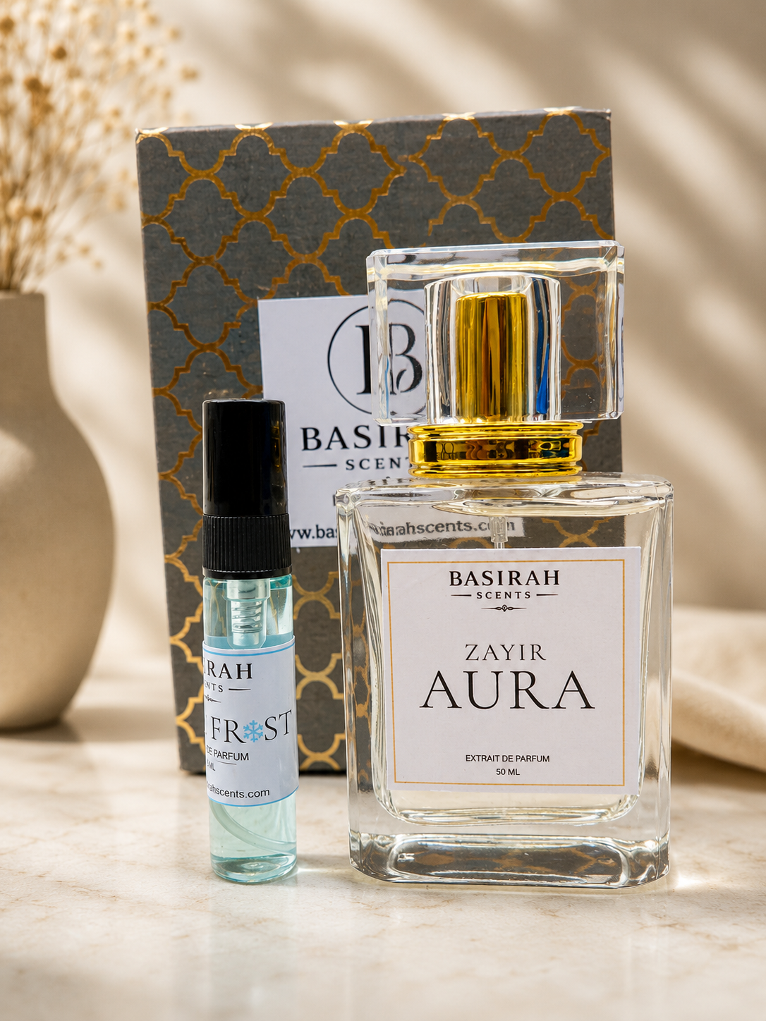 Premium men's perfume Zayir Aura by Basirah Scents